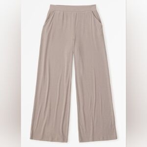 Abercrombie & Fitch Cozy Rib Wideleg Sleep Pant